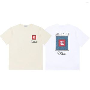 メンズ Tシャツ レタープリントシャツ男性女性綿ルーズカジュアルトップ Tシャツファッションプルオーバーラウンドネック半袖 Tシャツ