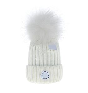 slouchy beanie för kvinnliga hattar med etikett män höst vinter varm tryckt tjock ull kall hatt mode gata svart brun färg beasie fest vuxen hatt designer