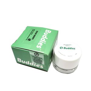 buddies 1G live Resin Packaging Jar for Sauce Badder 1g Box Package 0.035oz Concentrati Contenitore colofonia all'ingrosso Tappi a prova di bambino con etichetta