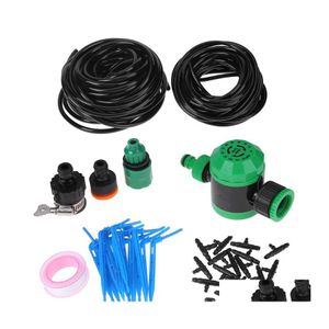 Equipamentos de rega de ￡gua Diy Gardening Pot Wotted Matic Tools Dispositivo de gotejamento ￡gua lata kit de irriga￧￣o em casa conjunto Drop Ga Otewm