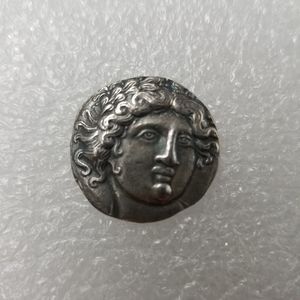 Monete greche antiche COPIA Artigianato in metallo placcato argento Regali speciali Tipo3402