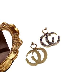 Dange oorbellen ontwerper voor vrouwen hypoallergene luxe oorbellen voor meisjes retro -oordingen ontwerper Jewlery Orecchini vergulde gouden roestvrijstalen oorbel voor man