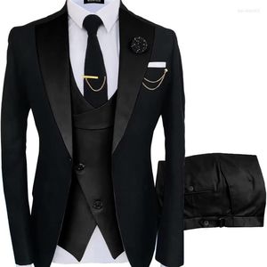 Men's Suits 2022 Men's Suit Three-piece Korean Slim Fit Business Banquet Mens For Men