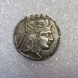 COPIA DI MONETE del Greco antico Regali speciali di artigianato in metallo placcato argento Tipo2222