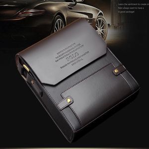 Designer Brand Kangaroo Portcase Men Leather Soft Shoulder Travel Business Bag Office Computer Pouch Cover Messenger Bag2424