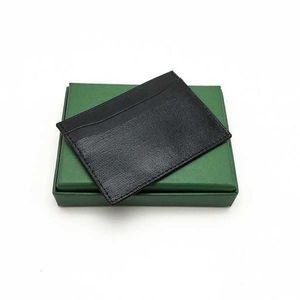 Jakość mężczyzn Kobiety Kredyt High Card Holder Classic Mini Bank Small Slim Portfel WTIH Box237N