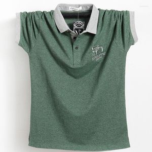 Polos masculinos plus size 4xl 5xl 6xl 95% algodão