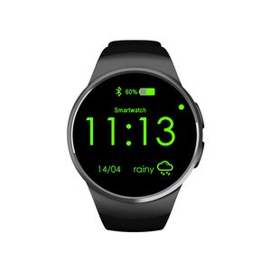KW18 Smart Watch For Android IOS Bluetooth Reloj Inteligente Smart Wristwatch SIM Card Heart Rate Monitor Watch Clock Mic Anti lost Bracelet Good