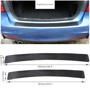 4D Carbon Faser Auto Hinten Stoßstange Stamm Abnutzung Schutz Anti-Scratch Schweller Abdeckung Trim Schutz Rand Aufkleber Aufkleber Streifen