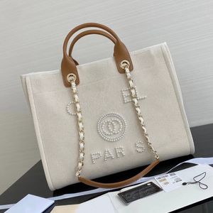 Дизайнерские сумки Hands Tote Channel Chain Bagss Beach Women Luxury Fashion Вязание Кошелек Плечо Большой емкости Холст Магазины