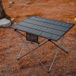 Camp Furniture Outdoor Table Camping Barbecue Aluminum Alloy Oxford Cloth Portable Lightweight Simple Folding