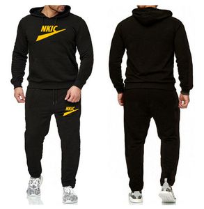 winter hoodies Tracksuits suits men fashion Fleece red hoodie black Brand pants Casual Jogger suit tracksuit sweatshirt woman pullover