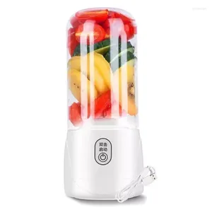 Entsafter Tragbarer Entsafter Orange USB-Mixer Frucht-Smoothie-Mixer für Maschine Persönlicher Entsafter Weiß