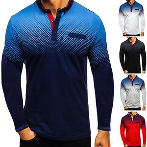 Men's T Shirts Mens Long Sleeve Shirt Sports Gym Cotton Jersey Casual Henley Neck Top Tee Fashion Clothing Holiday Travel Blouse