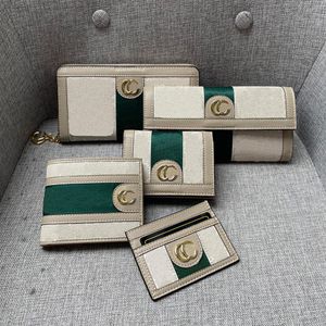 2022 NOWOŚĆ KOLOROWE Luksusowe sprzęgła projektanty portfele torby pod pachami klasyczne sprzętowe logo logo wieloosobowe uchwyty na karty mody monety pu2718