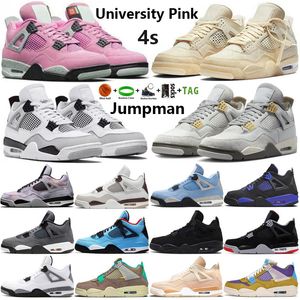 2023 Jumpman 4 4S Мужские баскетбольные туфли Sail Oreo Shimmer Photon Dust University Pink Zen Master Master Black Wild Thing