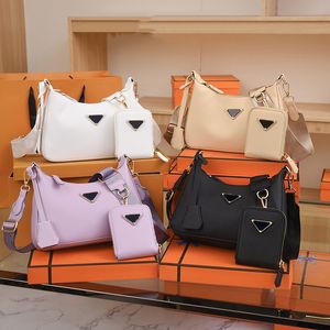 Canvas Hobo For Women Shoulder Bag Womens Chest Pack Lady Tote Chains Handbags Purse Messenger Bag Nylon Handbags With Wallet