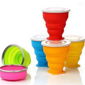Cups Saucers 350ml Collapsible Bowl Dog Pet Folding Large Silicone Outdoor Travel Portable Puppy Food Container Feeder Dish