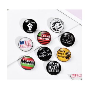 Pins Broschen Black Lives Matter Emaille Pin Ich habe einen Traum Revers Kleidung Tasche Schmuck DIY Abzeichen Drop Lieferung Dhxn7