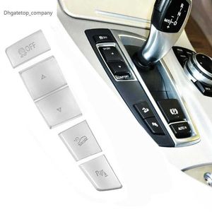 أزرار ABS زينة غطاء زينة كروم سهلة اللصق لسيارات BMW 5 6 7 Series F10 F12 F07 F18 F01 Gear Shift