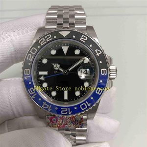 2 Style Real PO Clean Factory Cal 3186 Straż na Męki 40 mm Batman Ceramic Bezel 126710Blnr Black 126710 904L Stal 126710B241W