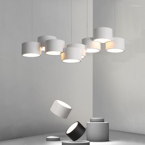 Światła sufitowe Nowoczesne lampy wiszące LED do salonu jadalnia kuchnia sypialnia żyrandol Nordic Prosty styl Wiszący światło