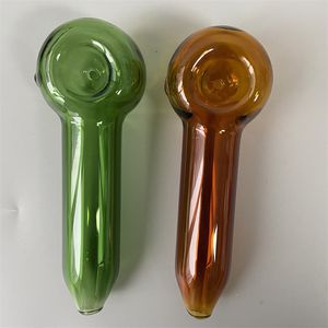 Rökpipa Torr Ört Tobakspipor Handpipor Dab Oljeriggar Glas Bubblare Brännare Vatten Bong