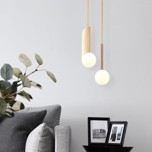 Hängslampor modern hängande lampa lyster pendente trä hem dekoration e27 ljus fixtur vardagsrum tak deco maison