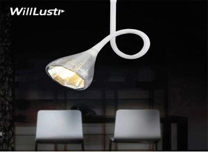 flexible pipe ceiling lamp accent light modern lighting bedroom dinning living room toggery couture clothing shop restaurant el7918255
