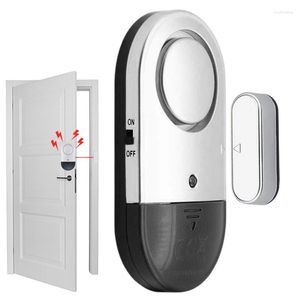 Alarm Systems Magnetic Door Sensor Super Loud 125dB Entry Chime For Front Wireless Security Alarms Keep Your Home Pool Cabinet