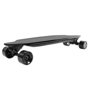 SYL-07 Skateboard elettrico Doppio motore da 600 W Batteria da 6600 mAh Velocità massima 40 km / h con telecomando - Nero219m