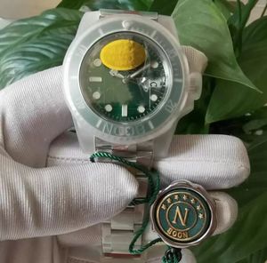 Super Watch Factory V12 Version montre la c￩ramique vert noir pour hommes BELEL 40MM 904L ACIER CAL.3135 AUTALATIQUE ETA Watch Dive Kif Absorbeur Men de la plong￩e