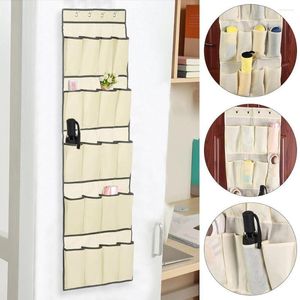 F￶rvaringsl￥dor 20 Pocket Home Space Saver Rack Tidy Pouch Over Door Hanger Shoe Organizer Hanging Bag