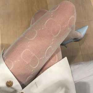 Hosiery Socks Bästa designer Sexig kvinnas strumpbrev Lång mesh strumpor tätt strumpor