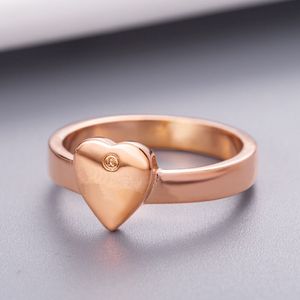 Biżuteria Wed Pierścień dla mężczyzny Women Walentynki Party Para Prezent Pierścienie Moissanite Pierścienie ze stali nierdzewnej Pierścień Pierścień Retro Bague Najwyższej jakości pierścienie diamentowe