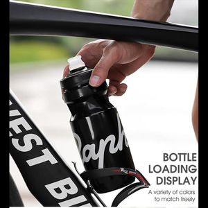 Garrafas de água gaiolas Rapha Ultralight Bicycle Bottle 610-710ml à prova de vazamento PP Sport Sport Bike Lockable Mouth Cycling Bottl3270