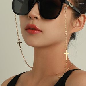 Sunglasses Frames Masking Chain For Mask Gold Silver Cross Pendant Masked Glasses Chains Eyeglass Eyewear Lanyard Wholesale