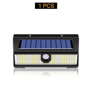 Solar Wall Lights led light outdoor garden decoration 190led With 4 working mode IP65 waterproof Motion Sensor Wall Lamps