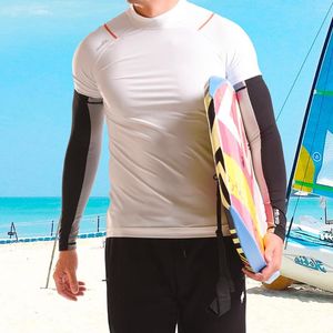 Guanti senza dita OhSunny Summer Outdoor Uomo Manicotti anti-UV UPF 50 Protezione solare Copertura per le mani Freddo freddo Traspirante Guida Ciclismo