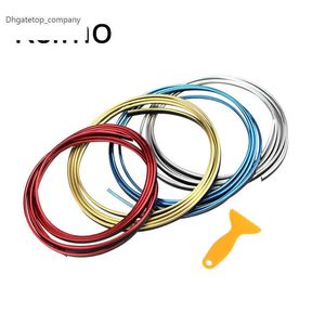 Car Moulding Strip Interior Decoration Strips DIY Auto Styling Accessories tuning Universal Dashboard Door Chrome Decor Trim