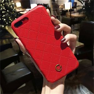 7 Renk Moda Cep Telefon Kılıfları Deri Ekose Phonecase Marka Lüks Tasarımcı Case Mens Womens iPhone 13 11 12 Pro Max 7 8 X XSMAX XR YENİ