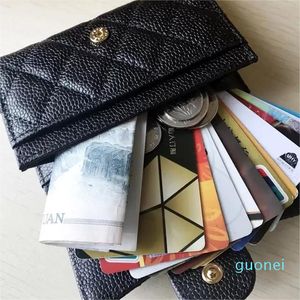 Bolsa feminina clássica de luxo marca carteira fashion couro multifuncional porta cartão de crédito