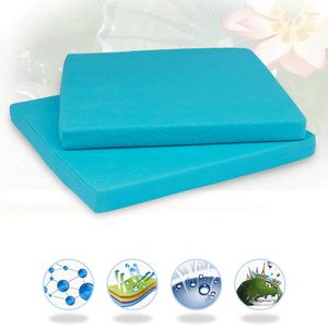 Pillow Waterproof Seat Outdoor Garden Chair S Sun Protection Pad With Zipper Solid Color Backrest Floor Mat