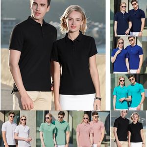 Moda desiger polo gömlek erkekler lüks rahat klasik kadınlar tişörtlü mektup baskılı nakış yaka kısa kollu tees