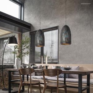 Pendelleuchten, Restaurant, Esszimmer, Insel, Café, Bar, Wohnzimmer, Wabi Sabi, Persönlichkeit, handgefertigt, Polystyrol, für den Innenbereich, E27-Lampe