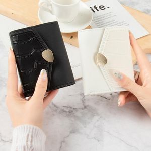 Wallets Women's Multi-card Bit Cute Real Leather Card Bag Ladies Simple Mini Cards Clip Small Organ Brand Holder Wallet