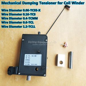 コイル巻線巻き機のホットテンショナー0.02-1.2mmのさまざまなワイヤ径レンジワインダーの機械的減衰張力コントローラー