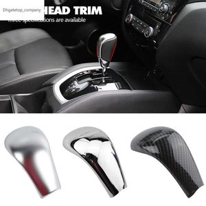 Car Gear Head Trim for Nissan X-trail XTrail T32 Rogue 2014-2020 Car Gear Head Shift Knob Cover Gear Shift Handle Ball Collars