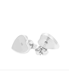 Simple heart stud earrings jewelry women earring designer luxury dresses ornaments multiple double letter cjeweler orecchini wedding big plated gold earrings