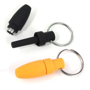 Portable Cigar Puncher Keychain Stainless Steel Cigar Knife Cigarette Accessories